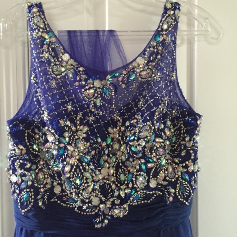 Cobalt blue prom dress